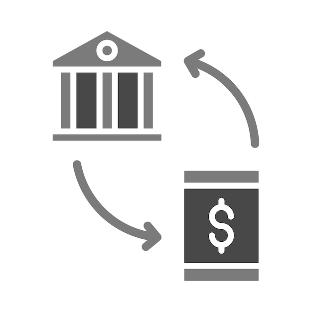 Iconos de la banca móvil