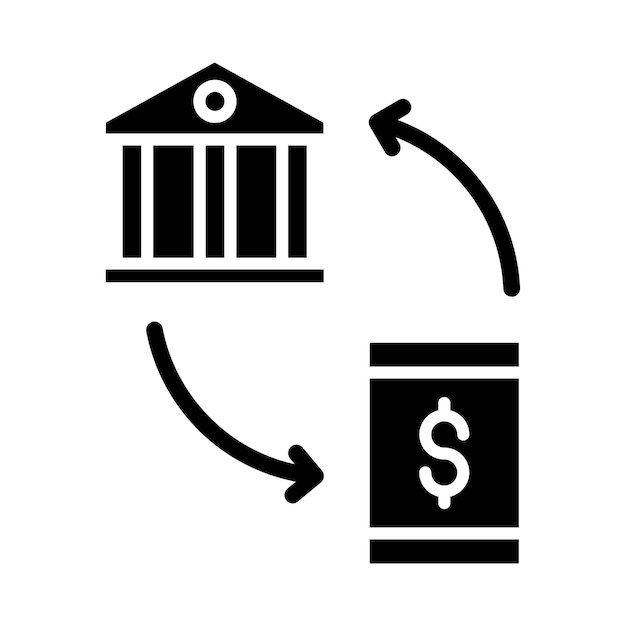 Iconos de la banca móvil