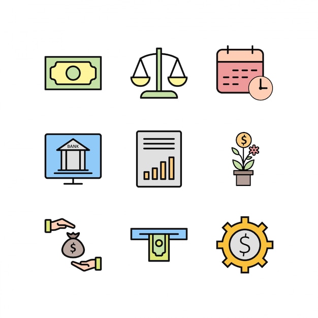 Iconos bancarios