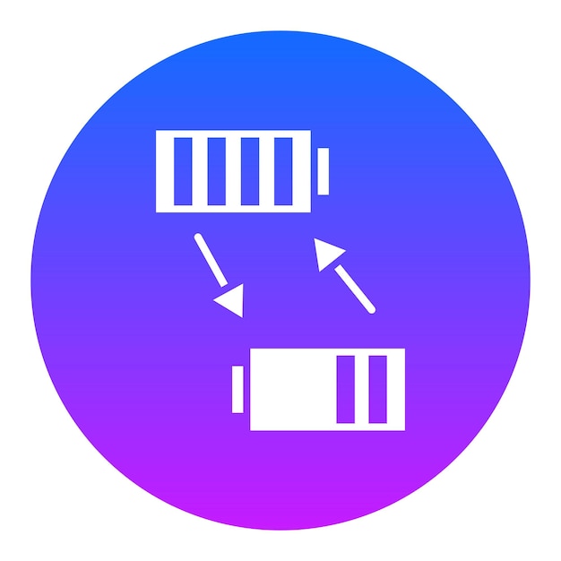 Iconos de baterías intercambiables