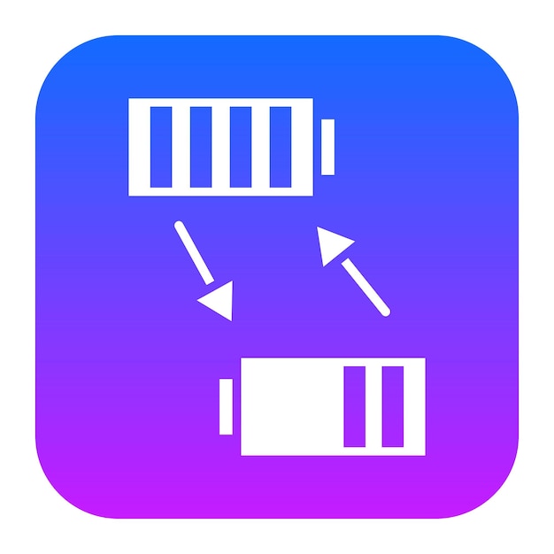 Iconos de baterías intercambiables