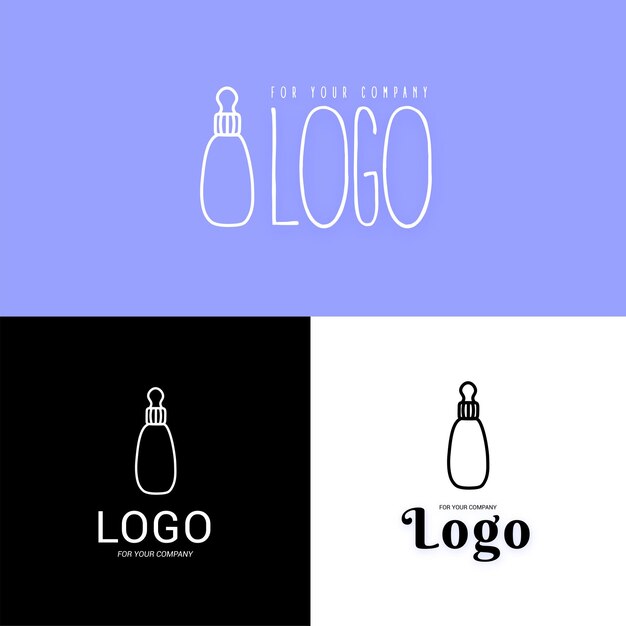 iconos de biberones logotipo de chupete logotipo de biberón para diseño web o compañía eps vectoriales aislados
