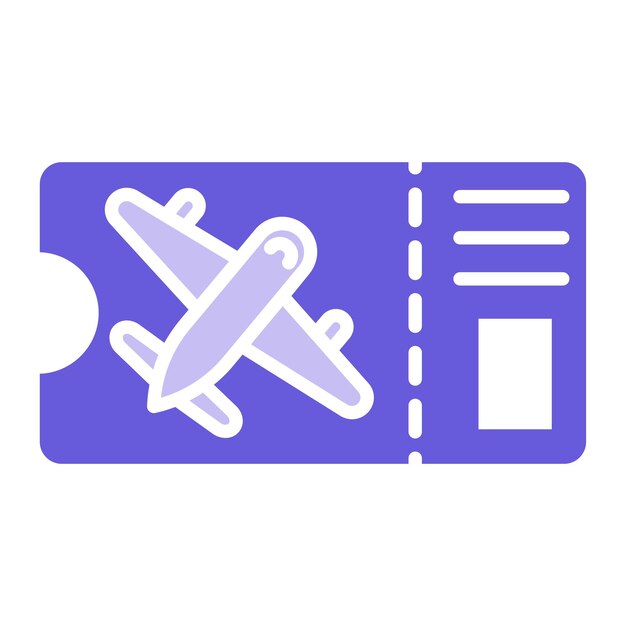 Iconos de billetes de avión