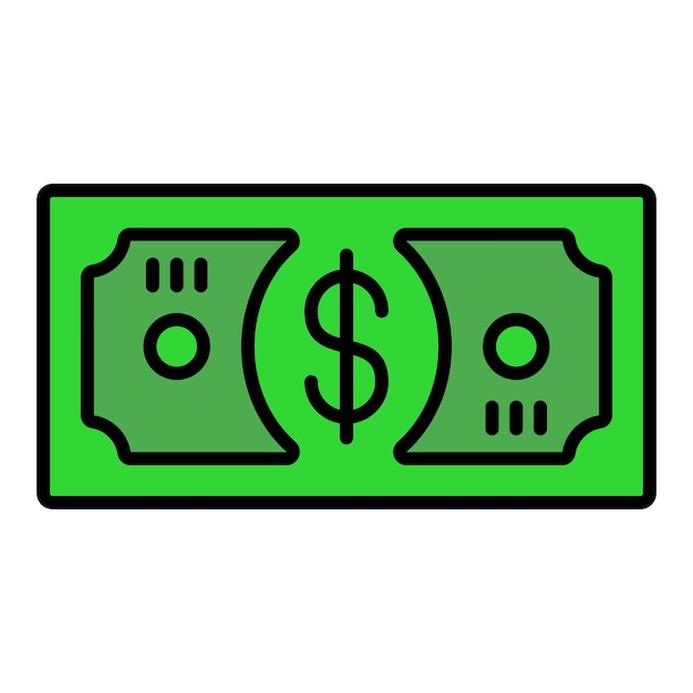 Iconos de billetes de banco
