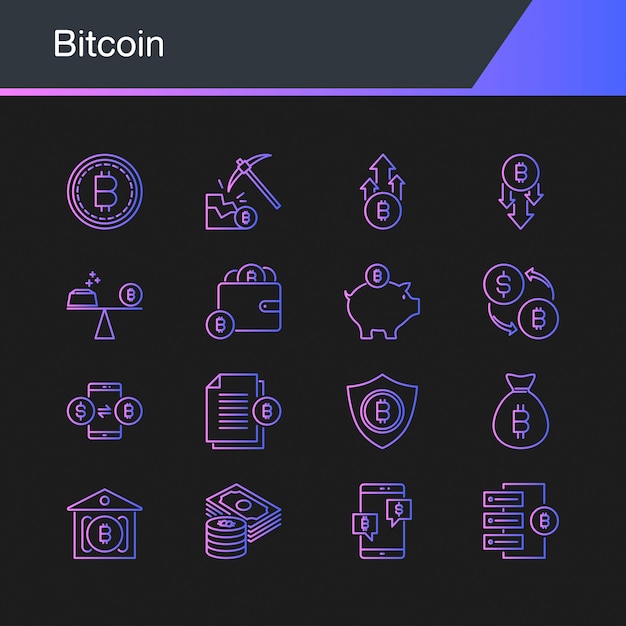 Iconos de Bitcoin