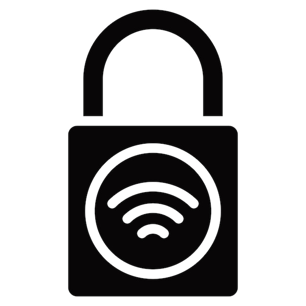 Iconos de bloqueo vectorial inteligente