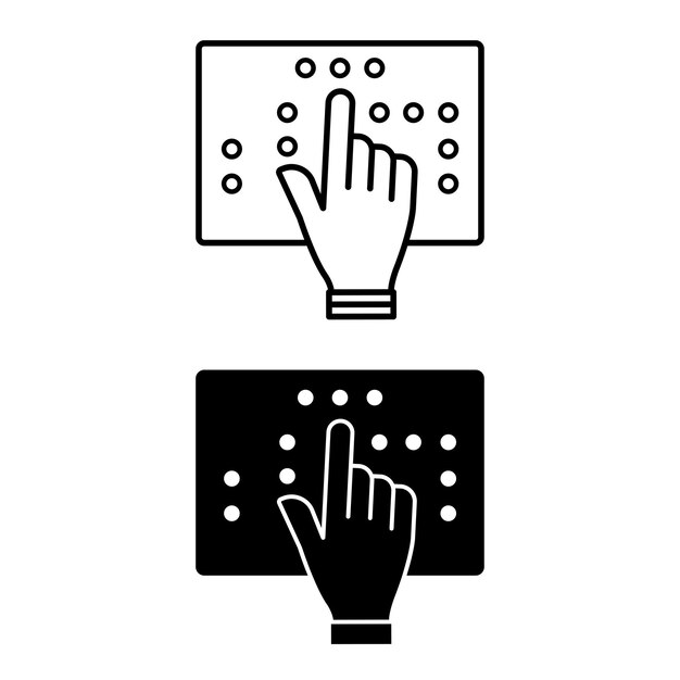 Iconos en braille