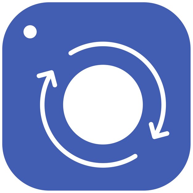 Iconos de bucle de tiempo