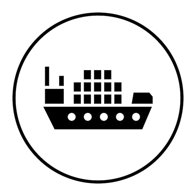 Iconos de buques de carga