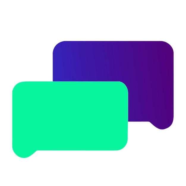 iconos de burbuja de habla para plantillas relacionadas con la comunicación aislamiento en fondo blanco estilo anime rgb