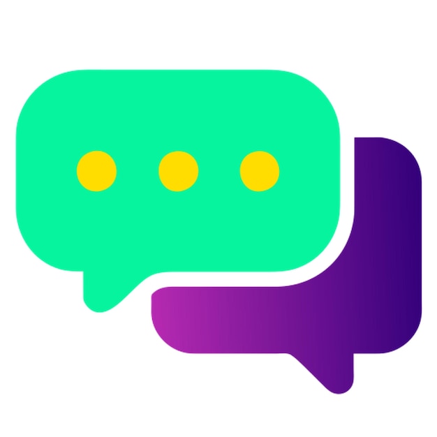 iconos de burbuja de habla para plantillas relacionadas con la comunicación aislamiento en fondo blanco estilo anime rgb