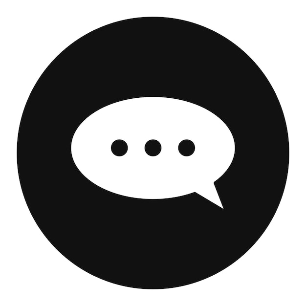 Iconos de burbujas de habla