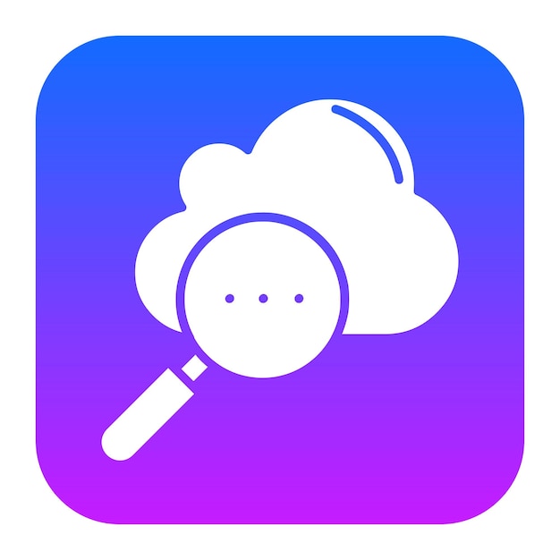 Iconos de búsqueda en la nube
