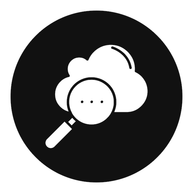 Iconos de búsqueda en la nube