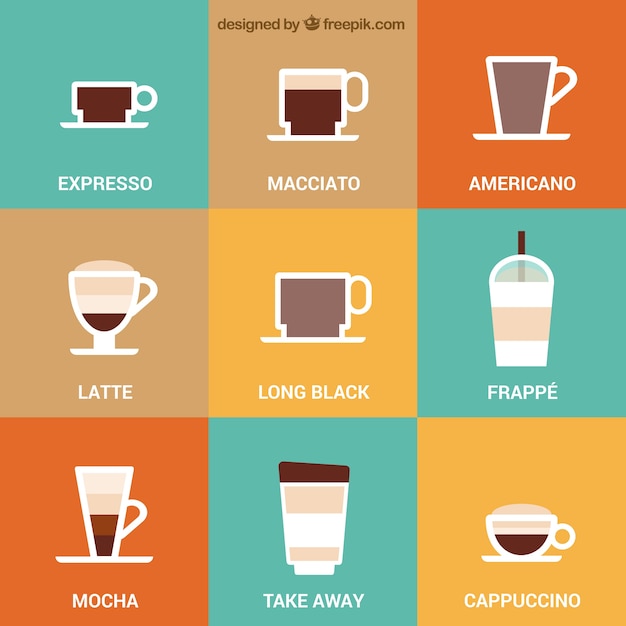 Iconos de café