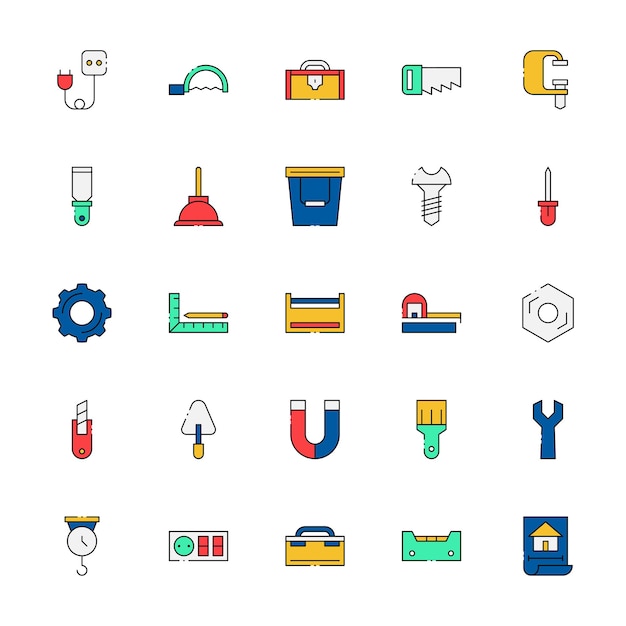 Iconos de la caja de herramientas