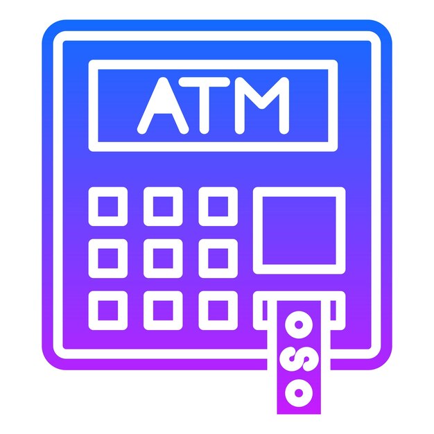 Iconos de cajeros automáticos