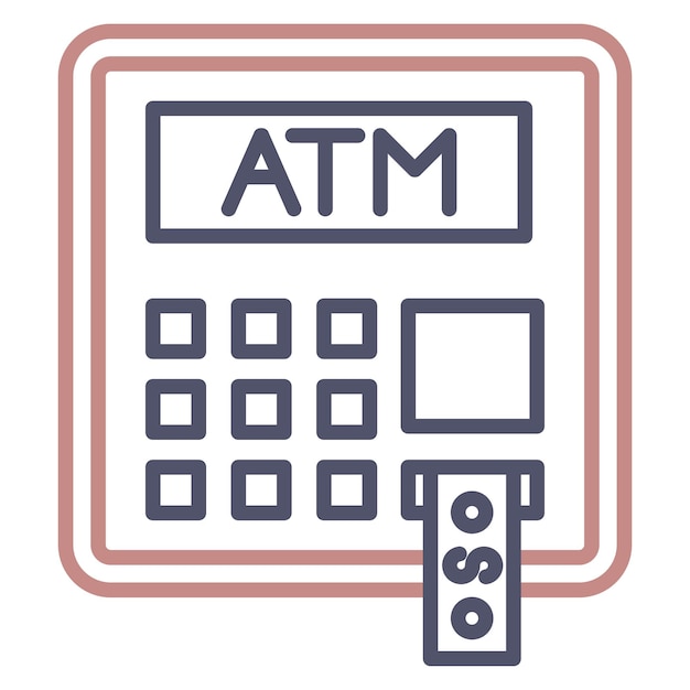 Iconos de cajeros automáticos