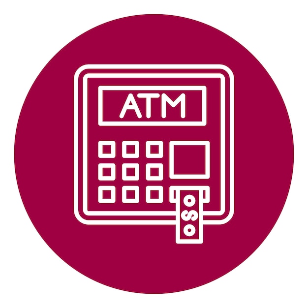 Iconos de cajeros automáticos