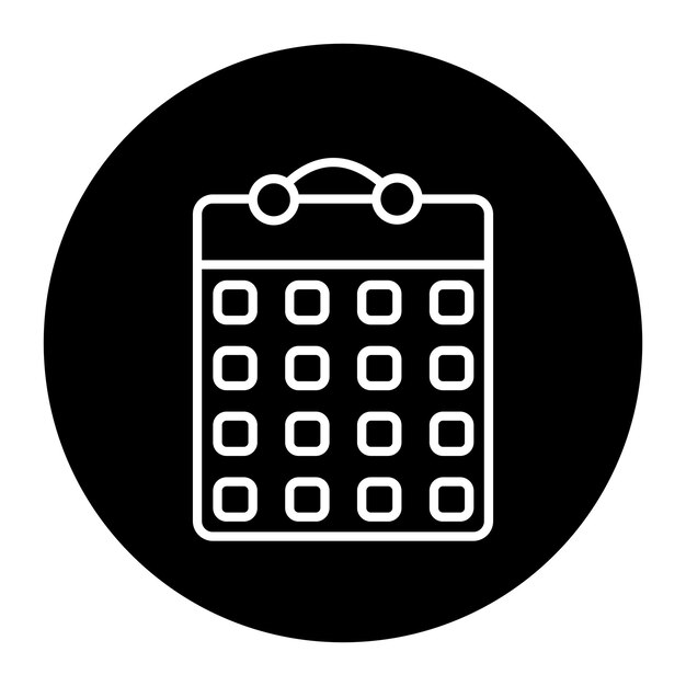 Iconos del calendario