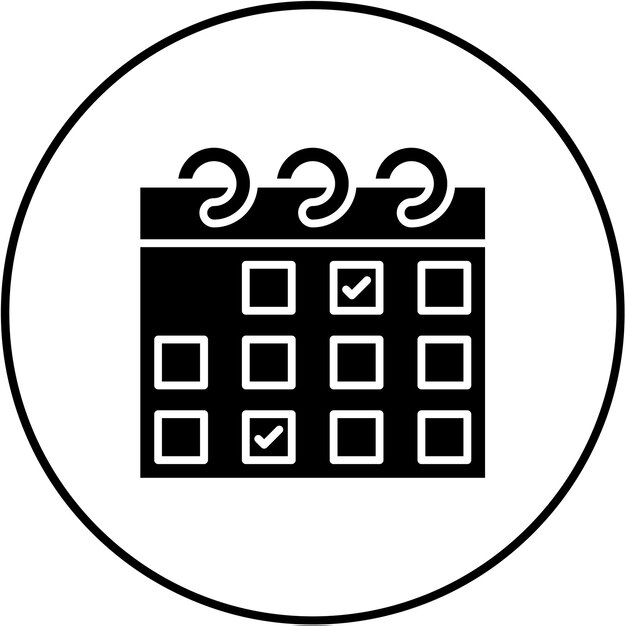 Iconos del calendario