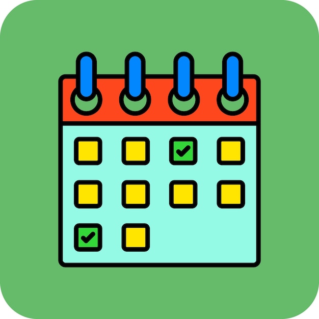 Iconos del calendario