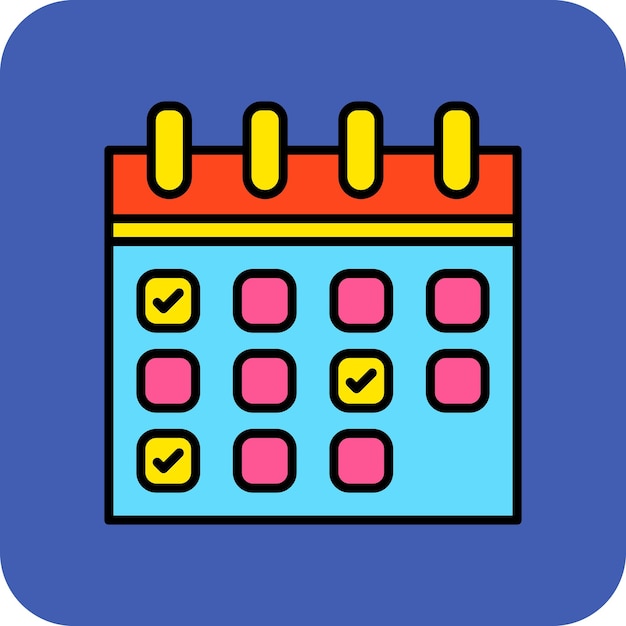 Iconos del calendario
