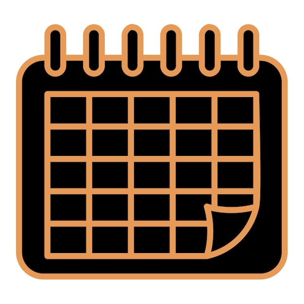 Vector iconos del calendario