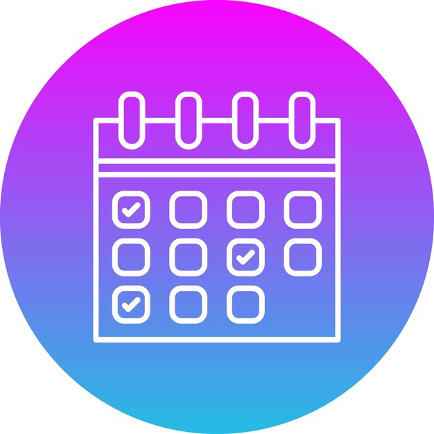 Iconos del calendario