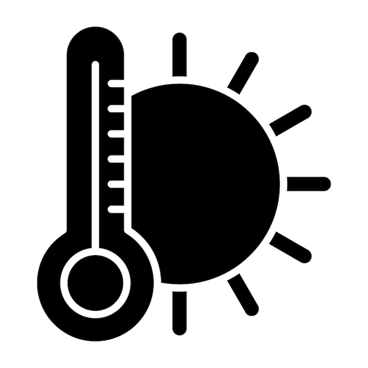 Vector iconos en caliente