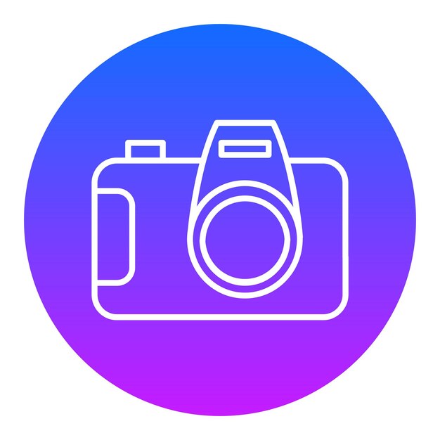 Iconos de la cámara DSLR