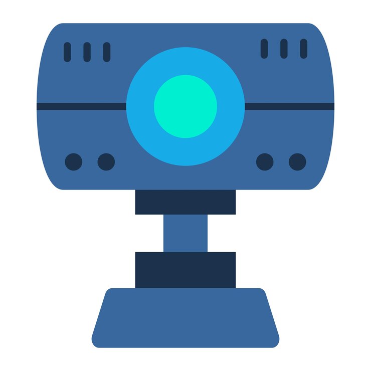 Vector iconos de las cámaras web