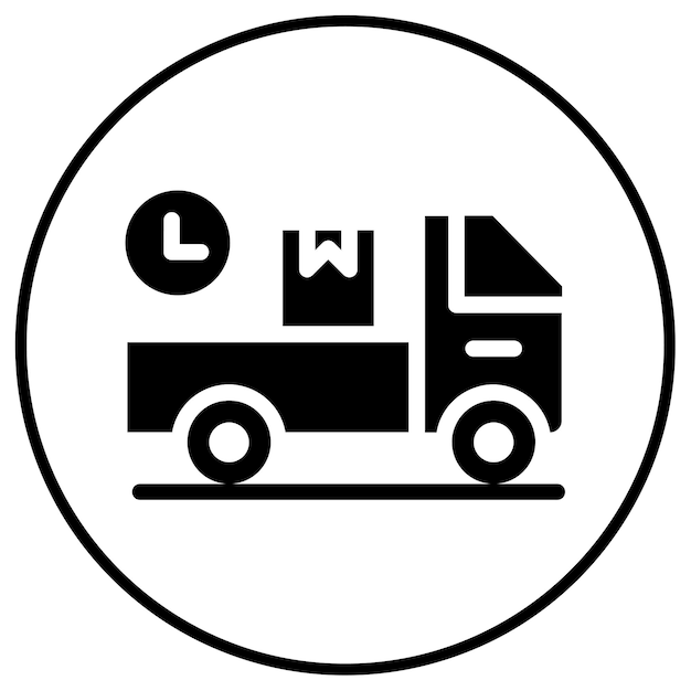 Iconos de camiones de reparto