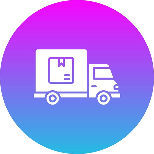 Iconos de camiones de reparto