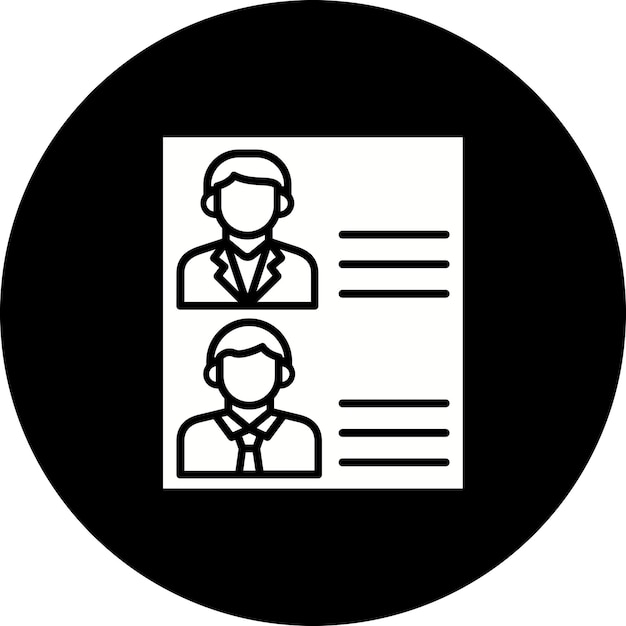 Iconos de los candidatos