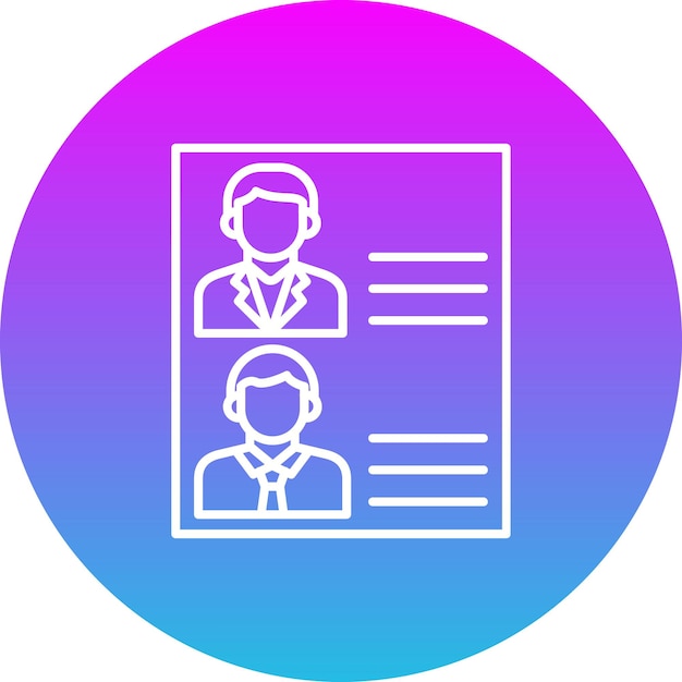 Iconos de los candidatos