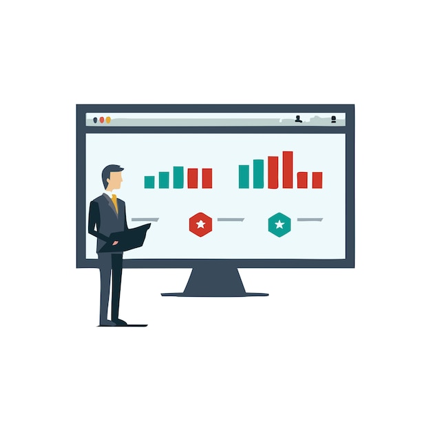 Iconos de capacitación y talleres empresariales