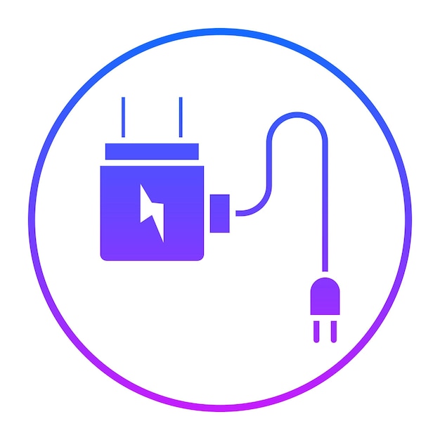 Iconos de cargador de teléfonos inteligentes