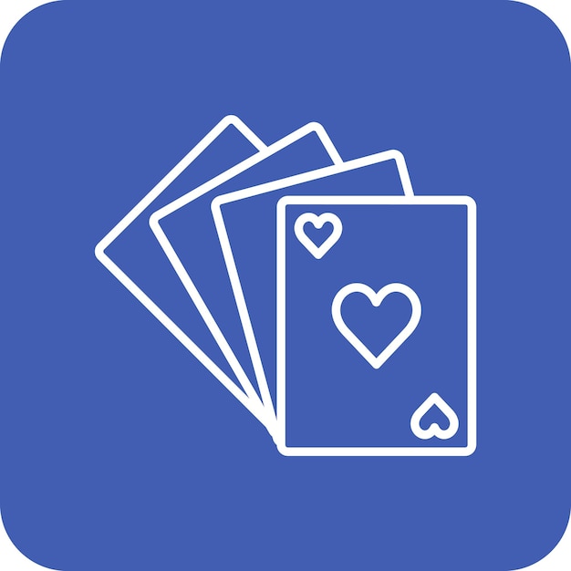 Iconos de cartas de juego