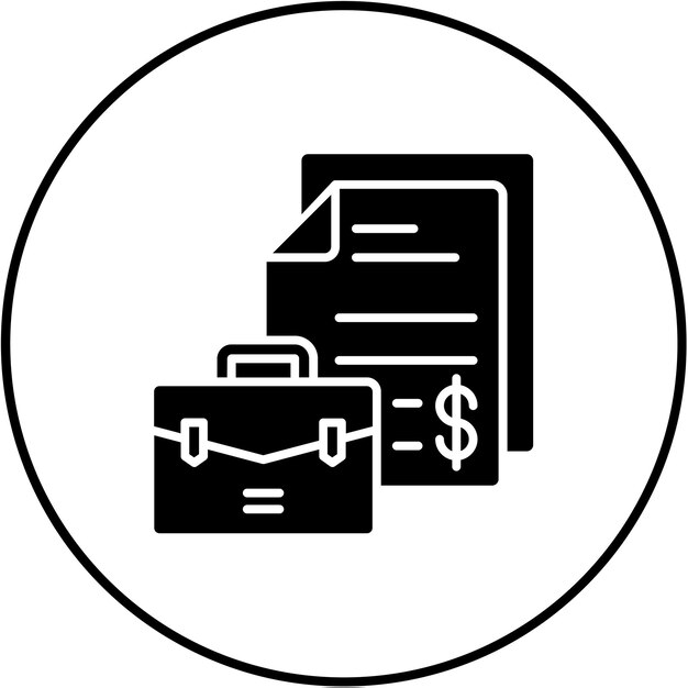Iconos de cartera de cuentas