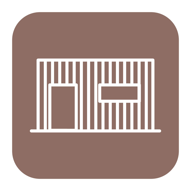 Iconos de las casas de contenedores