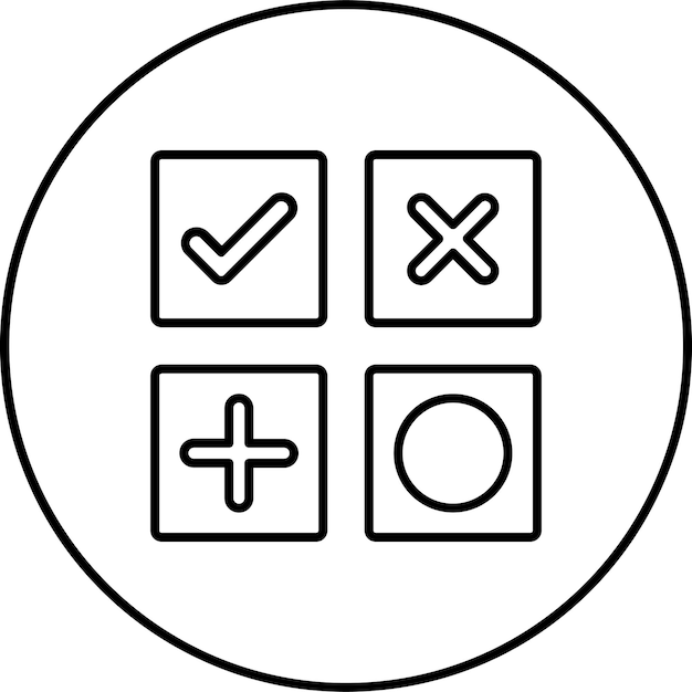 Iconos de las categorías