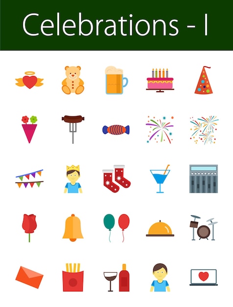 Iconos de las celebraciones