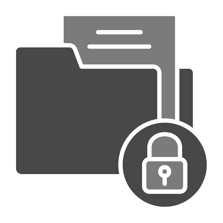 Vector iconos cerrados