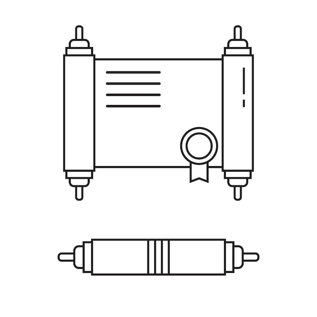 Iconos de los certificados de diploma