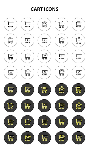 Iconos de las cestas