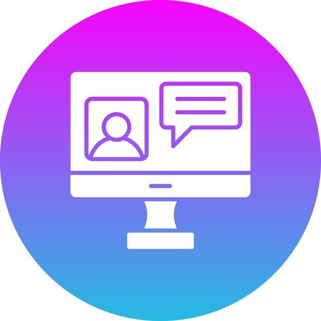 Iconos de chat en línea