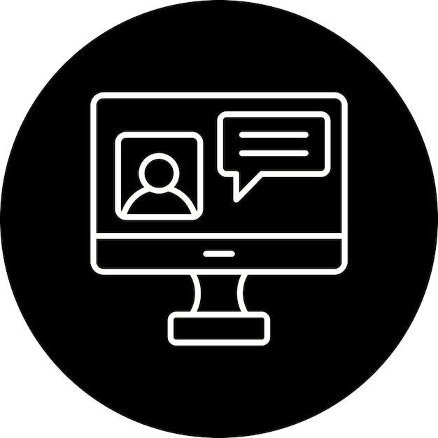 Iconos de chat en línea