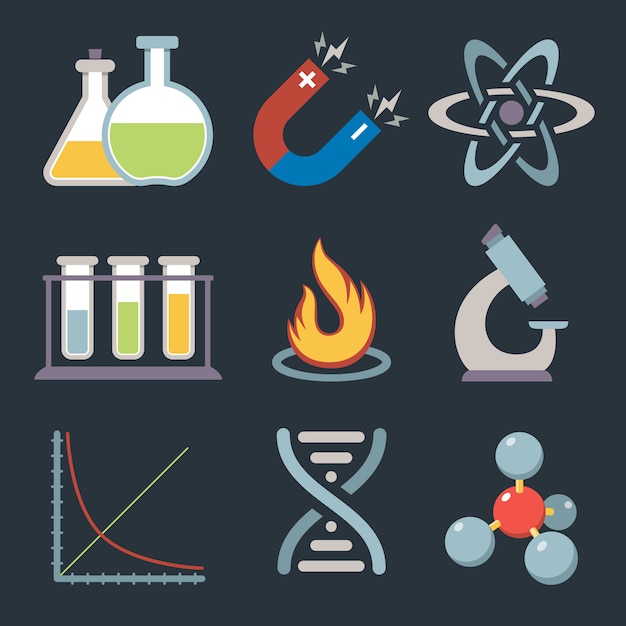 Iconos de la ciencia fisica