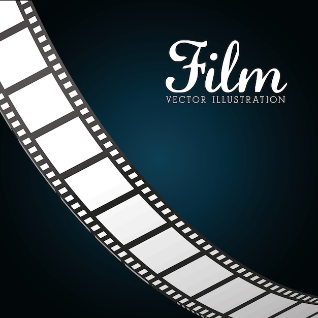 Vector iconos de cine y cine